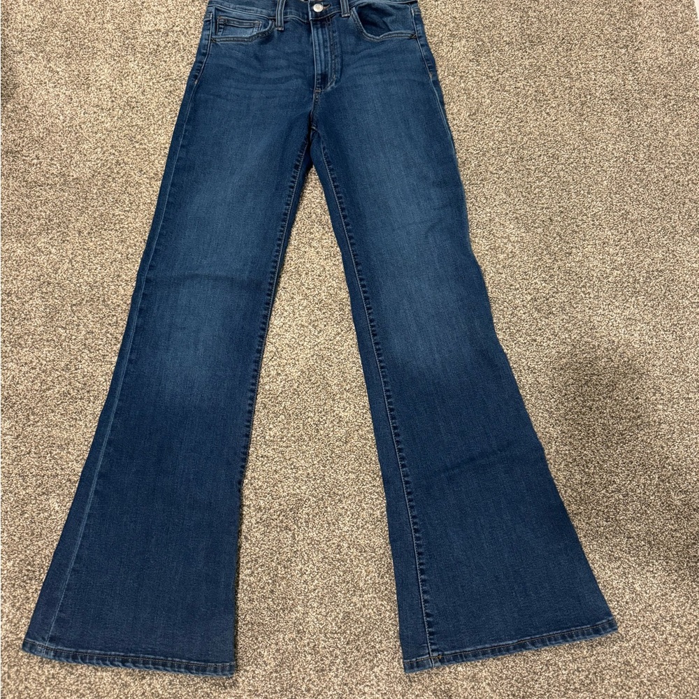 Joe's Jeans Blue Flare Wide Leg Denim